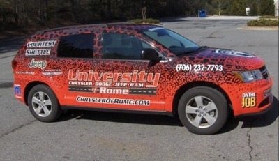 Chrysler of Rome Full Van Wrap
