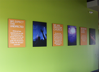 Church Philosophy Wall Signs