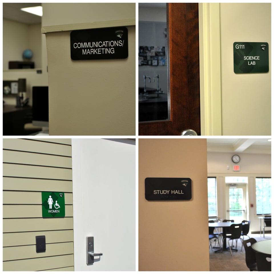 School Campus Signage Project Highlight Cornerstone Preparatory
