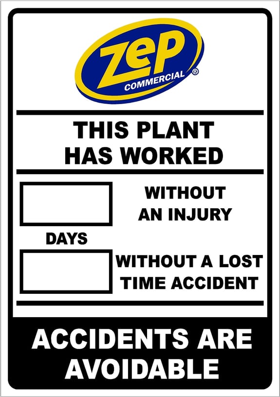 Days without accident industrial signs Atlanta