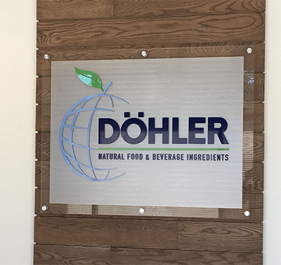 Doehler - Emerson - Acrylic Lobby Sign - Dimensional Letters - Logo