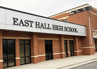 dimensional letters on high school in north georgia by signs and more inc