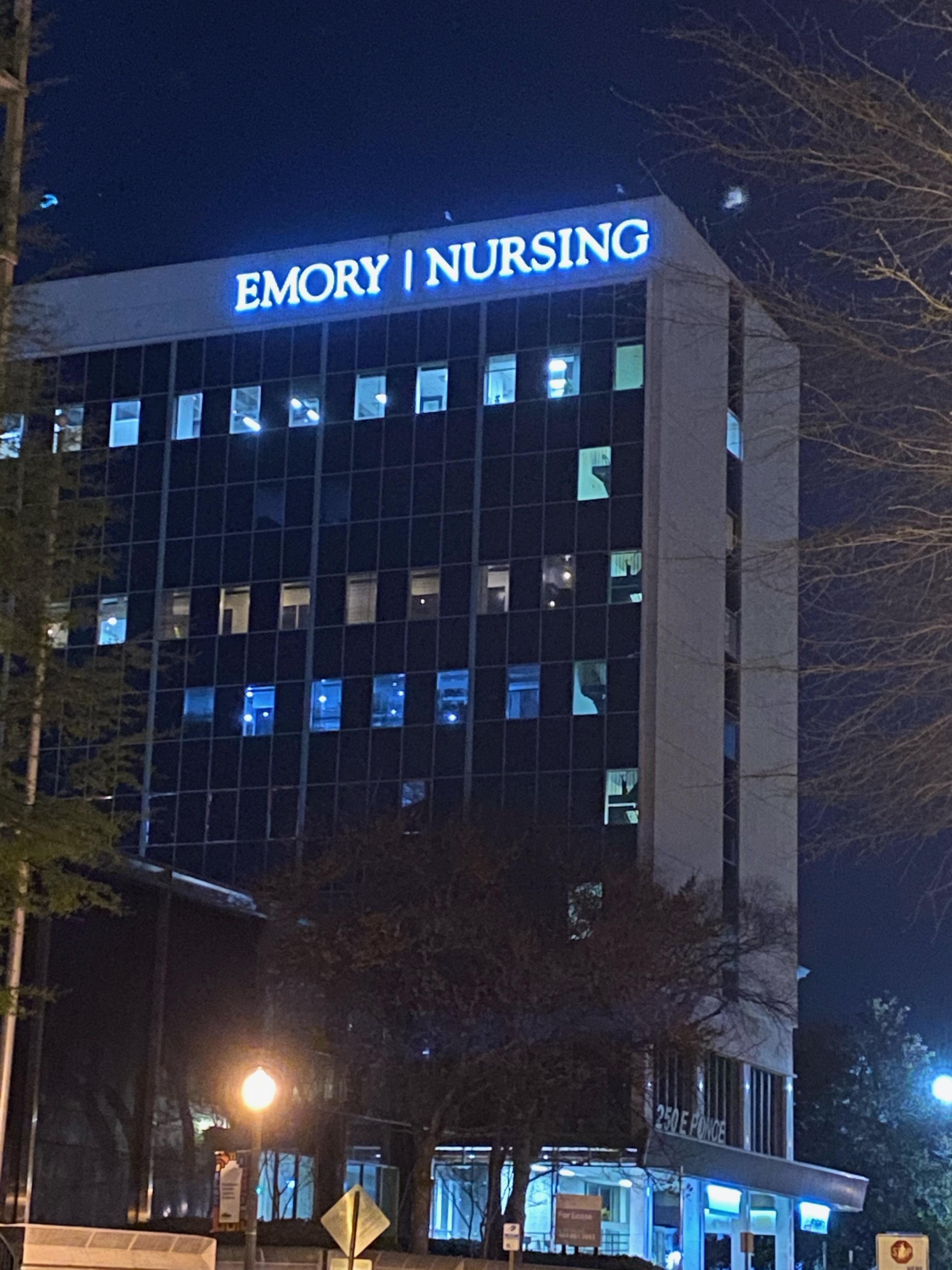 Emory-School-of-Nursing-Channel-Letters-Night