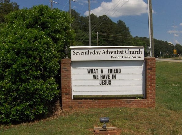 Exterior Signs for Churches Cartersville GA