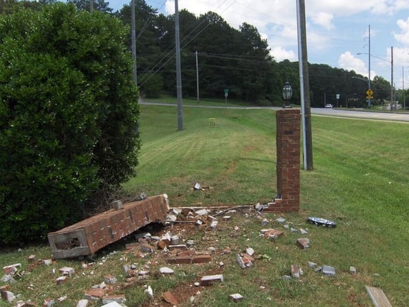 Monument Sign Refurbishing for Churches in Cartersville GA