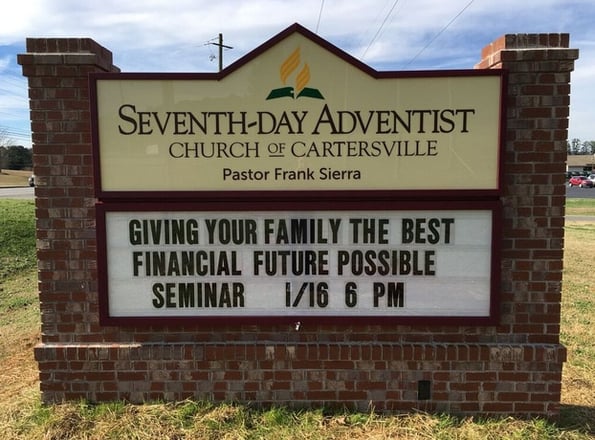 Church Monument Signs Cartersville GA