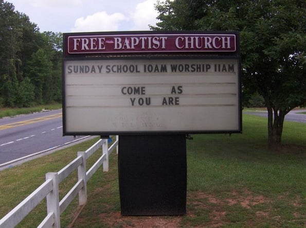 Church Sign Upgrades Cartersville GA