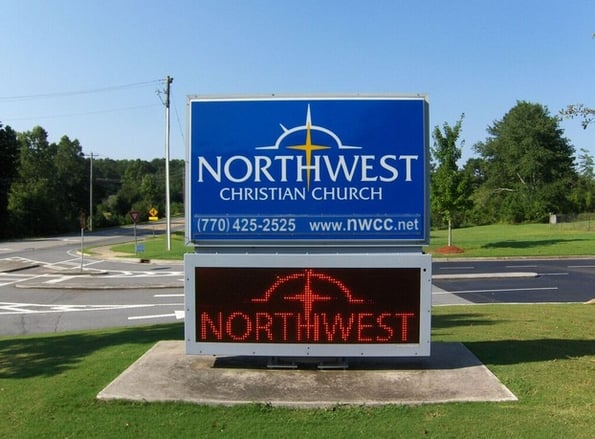 Rebranding Signs for Churches in Cartersville GA