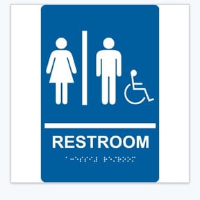 ADA Braille Restroom Signs Marietta GA