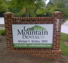 Stone monument signs