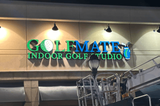 Golfmate - Channel Letter & Logo Box