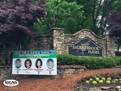 Grad Banner - Saddlebrook 2016 1