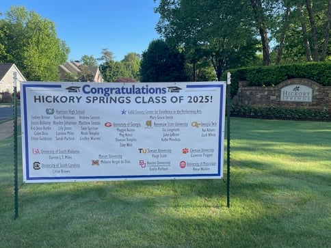 Neighborhood Graduation Banner