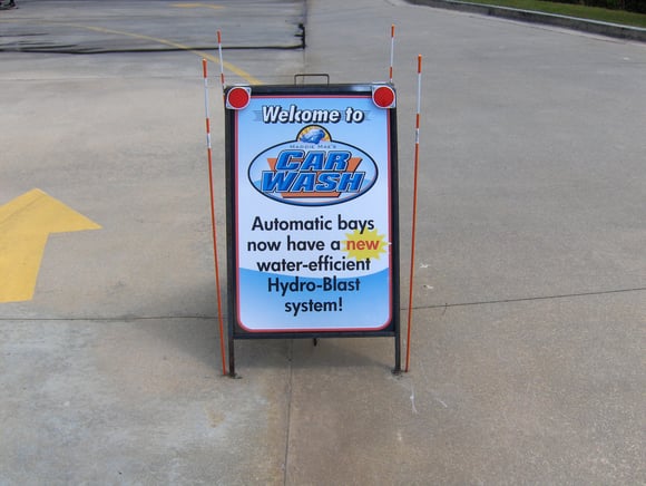 A Frame Signs for Car Washes