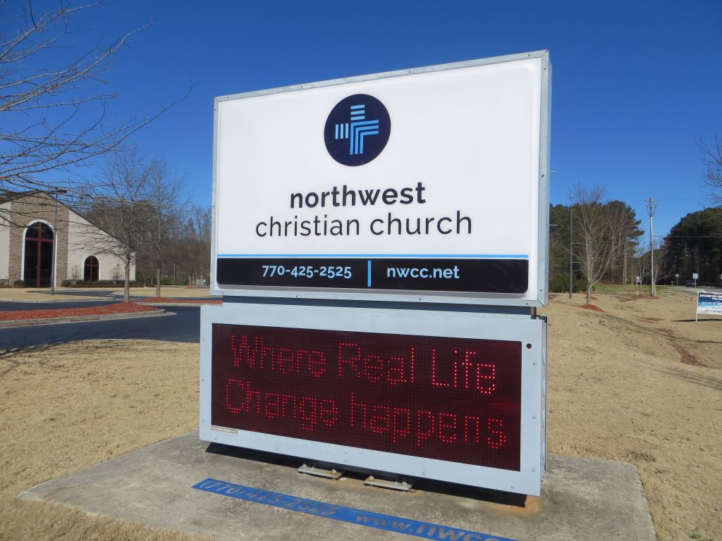 Church Pan Face Sign