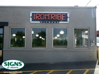 IronTribe_Lighted_Building_Sign_Dimensional_Repair