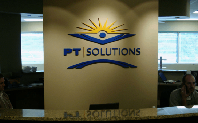 Logo Lobby Sign - Painted PVC DimensionalLetters