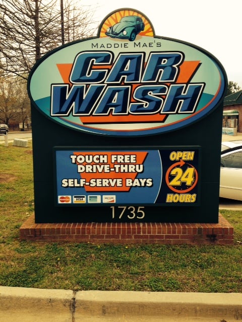 Car Wash Monument Signs Acworth GA