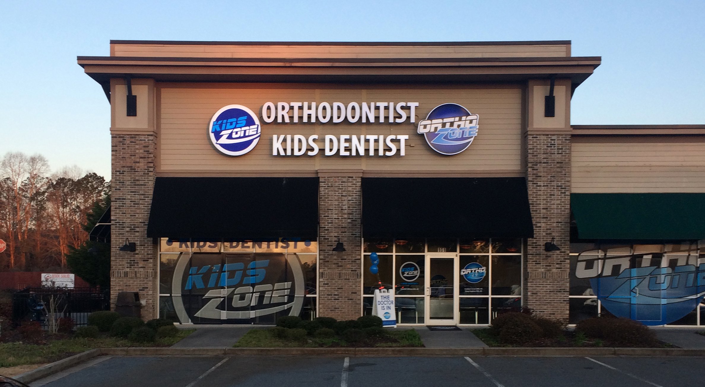 Orthozone - Dallas - Channel Letter Sign - Window Perf (7) ADJUSTED