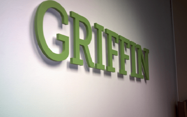 PVC Dimensional Letters with Standoff from Wall