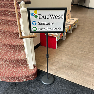 Pedestal-directory-school-banner-Sign