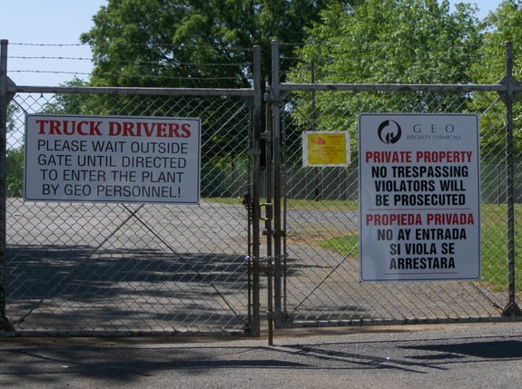 Manufacturing Plant Entrace Signs Atlanta