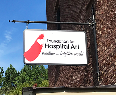 projecting business signage in Woodstock, Georgia