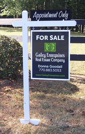 Realtor Self Install Post sign