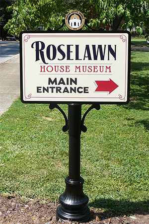 Roselawn-House-Museum-Main-Entrance-Post-and-Panel