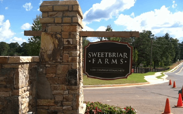 Routed Neighborhood Sign