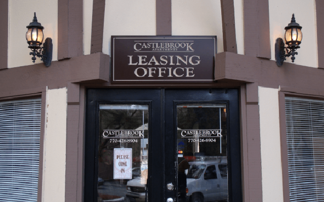Routed PVC Sign & Window Graphics for Apartments