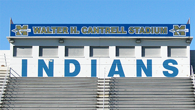 School Stadium Sign