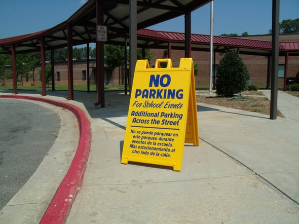 A-Frame Signs for Schools in Atlanta