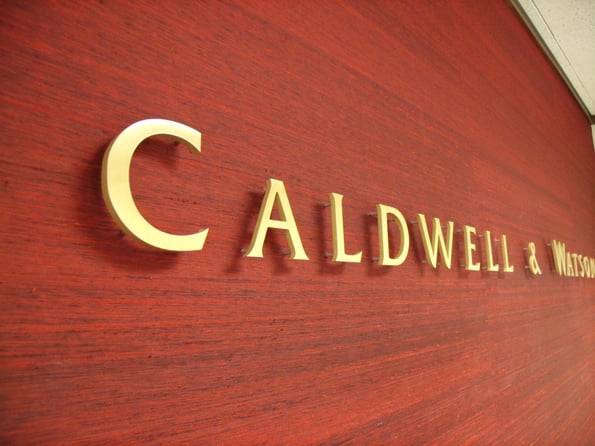 Dimensional Letter Reception Area Signs Marietta GA