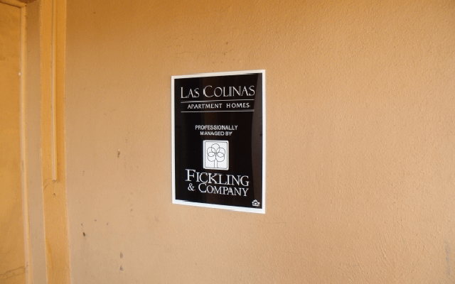 Tamperproof Apartment Management Sign