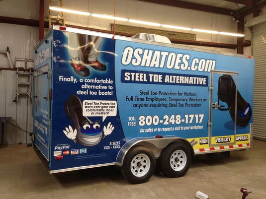 Trailer-full-Wrap, photos on wrap, pictures on vehicle wrap