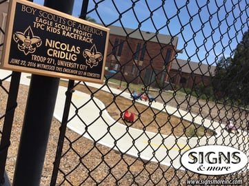 Troop 271 - Bronze Plaque - Fence Mount