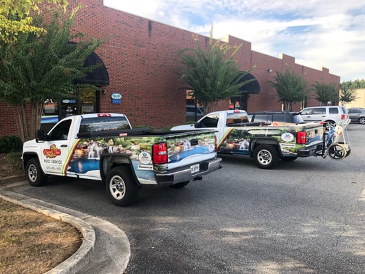 Truck-Partial-Wraps, fleet graphics