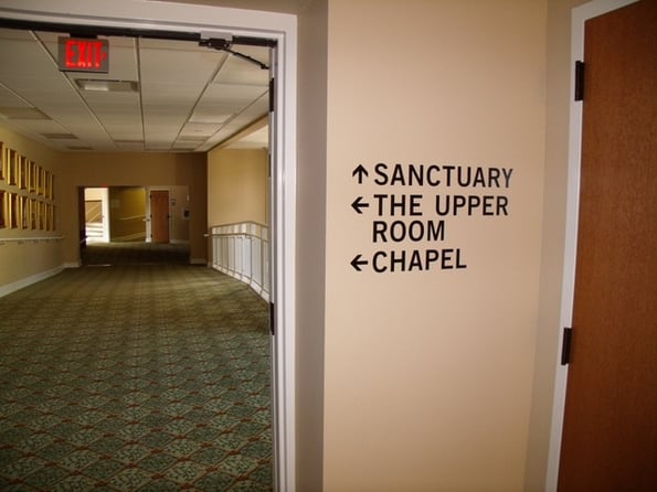 Wayfinding Vinyl Wall Graphics Atlanta