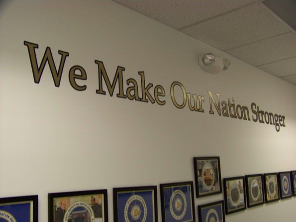 Mission Wall Vinyl Graphics Atlanta