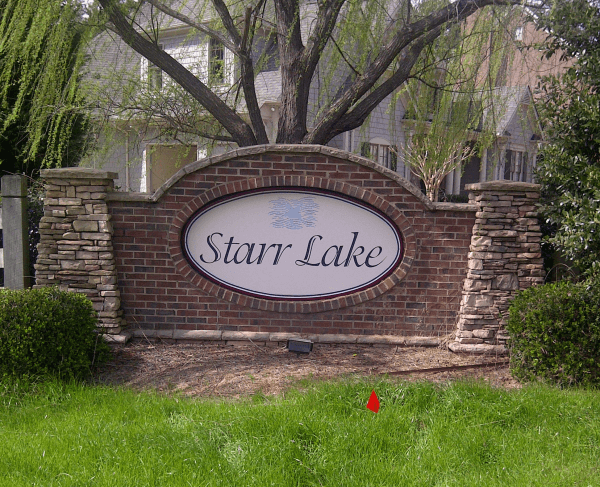 Brick & Stone Neighborhood Sign