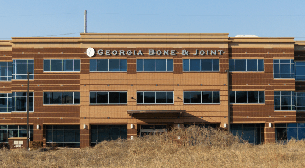 Channel Letters with Silver Fronts & Logo Box