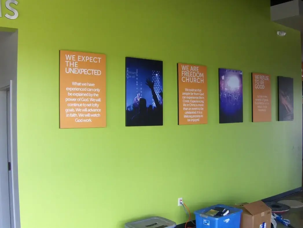 Church Wall Signs - Mission/Vision