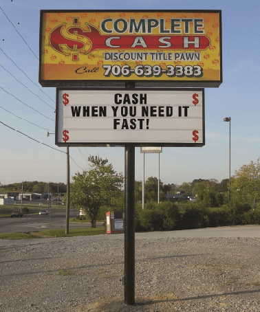 Lightbox w/Reader Board