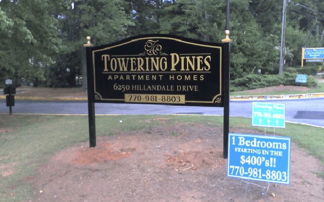 Post & Panel - Apartment MainEntranceSign