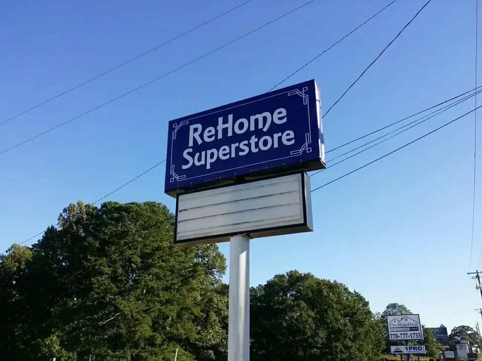 Post Sign with Toaster Cover New Name