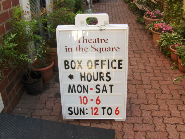 Changeable Letter A-Frame with Custom Panel