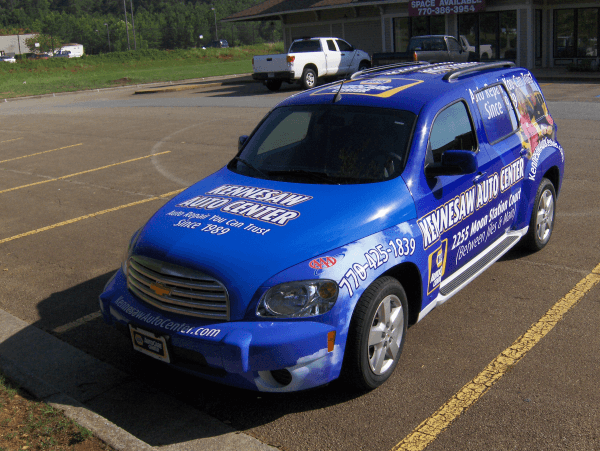 Vehicle Full Wrap (HHR is white)