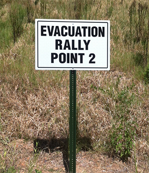 Zep - Cartersville  - Reflective U-channel Sign 1