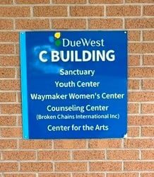Wayfinding Directory Sign for a church campus